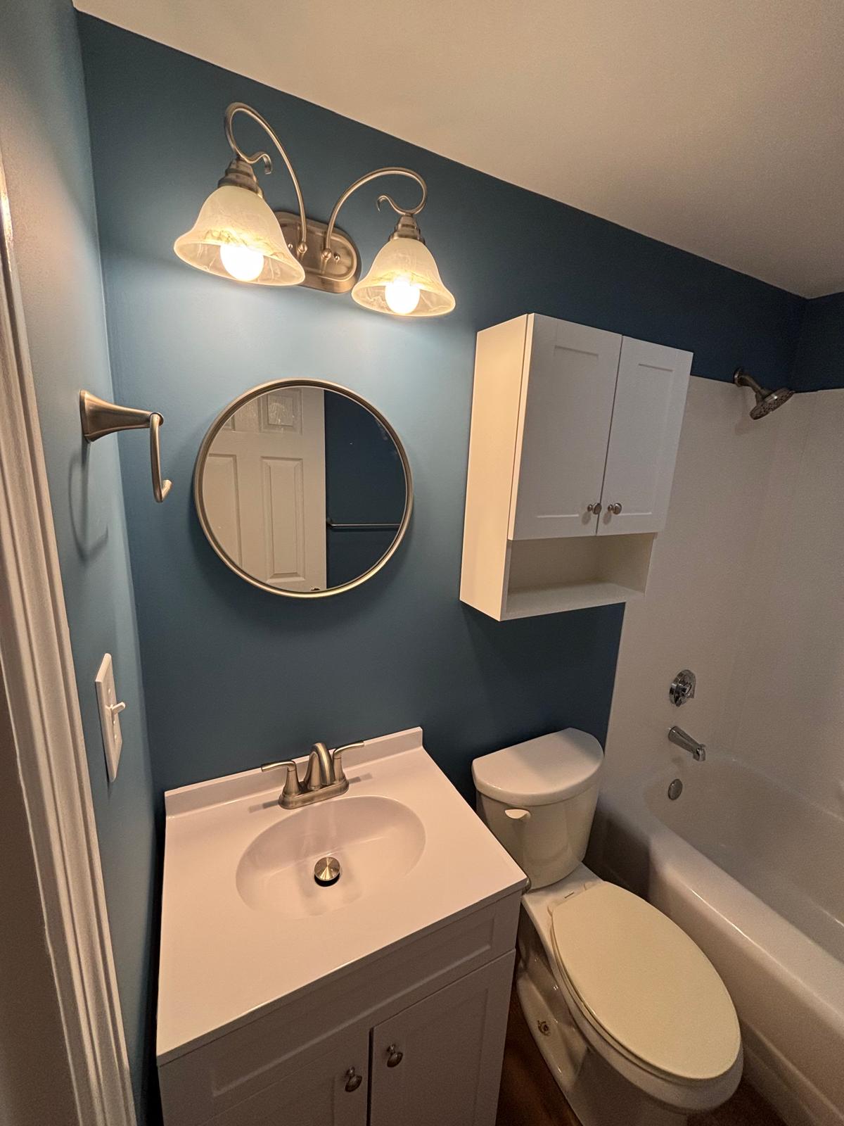 Modern bathroom remodel